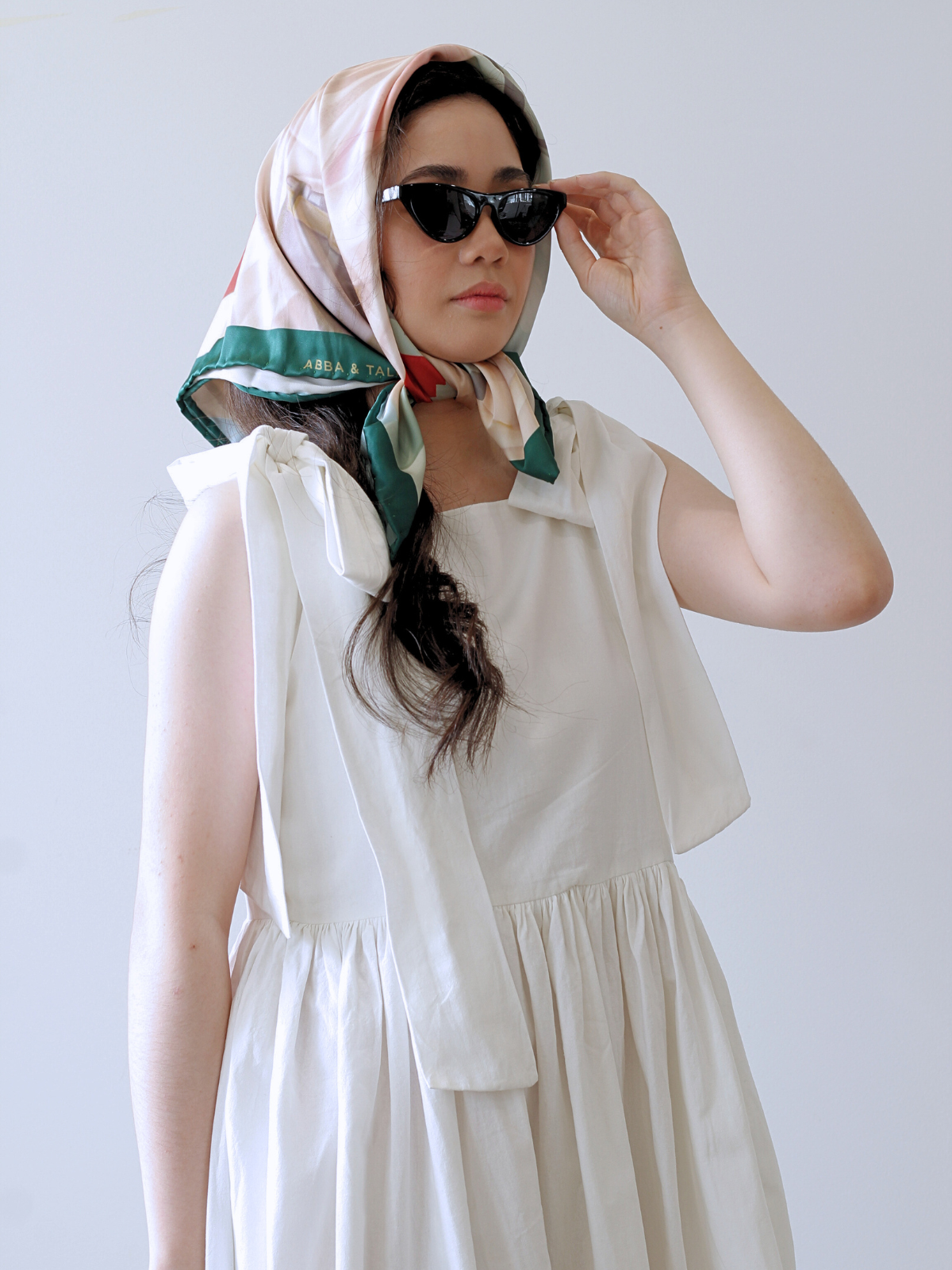 abba white t shirt dress ABBA