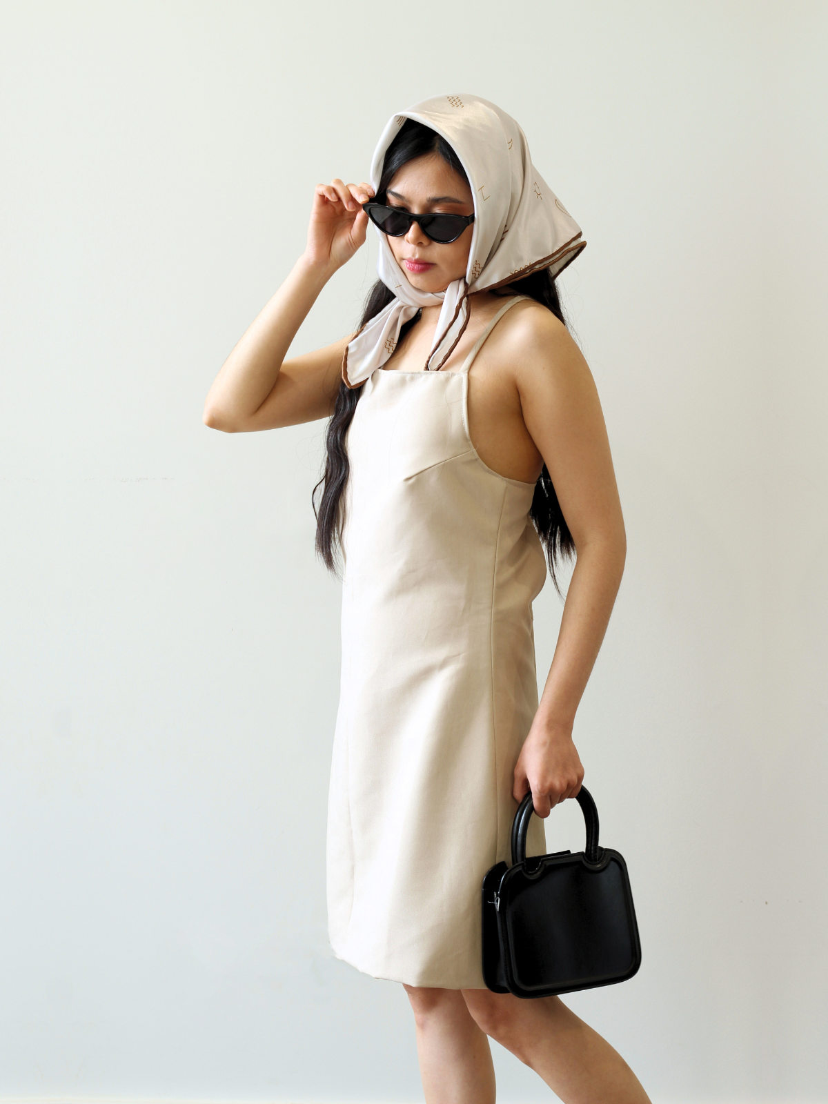 "Going Places" Draw String Square Neck Dress